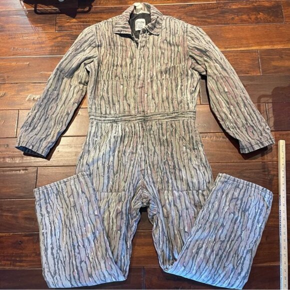 Vintage Walls Camo Zero Zone Mens Medium Tall Insulated Coveralls USA - Picture 1 of 16